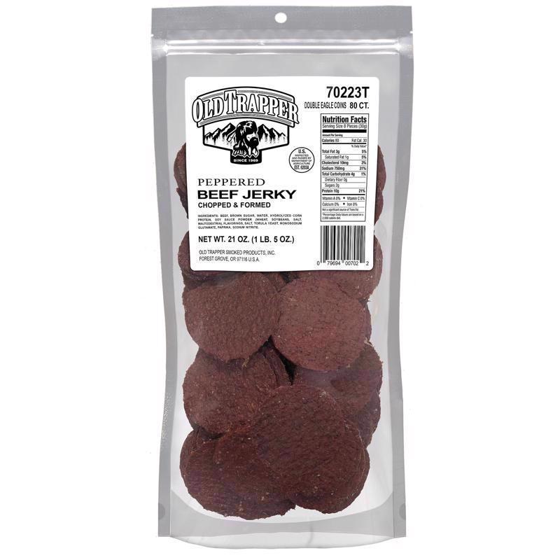 BEEF JERKY PEPPERD 21OZ