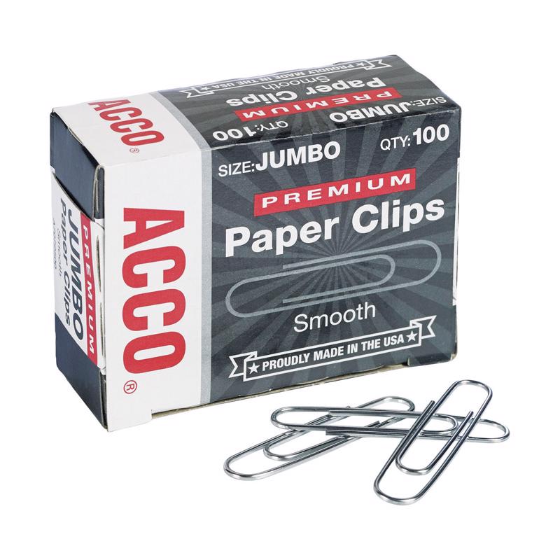 JUMBO PAPER CLIPS 100CT