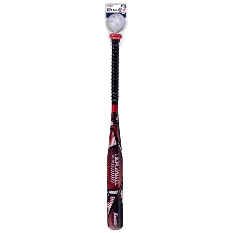 BALL&BAT SET PLASTIC RED