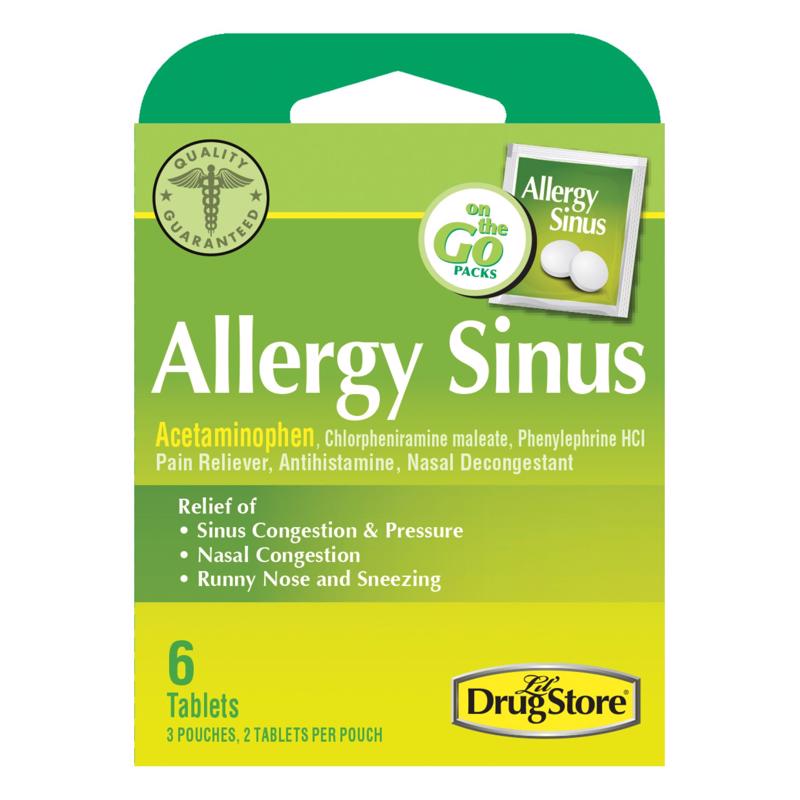 ALLERGY & SINUSRELIEF6CT
