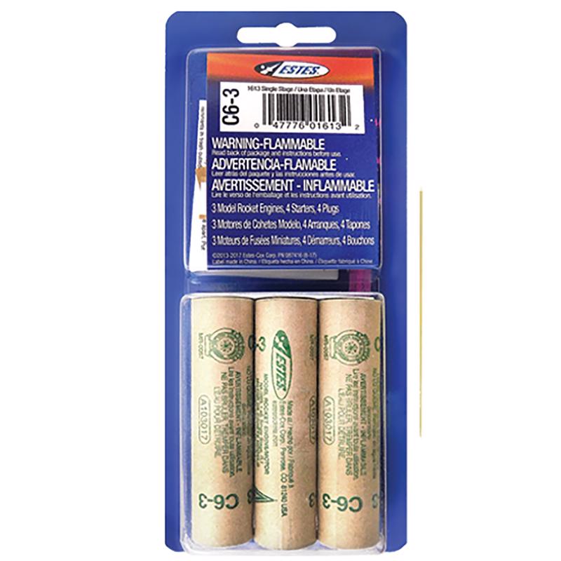 MDL RCKT ENGNS 3PC C6-3