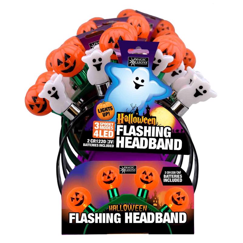 FLASHING HEADBND HALLOWN