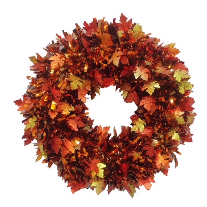 WREATH MAPLE LEAF 17"