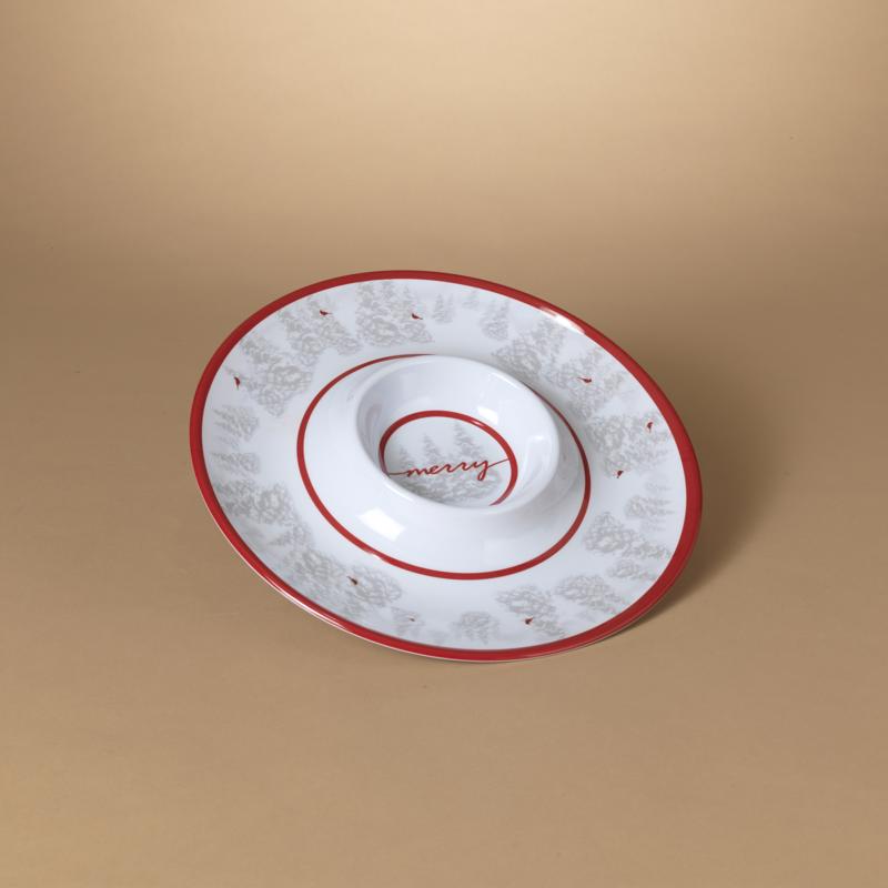 CHIP/DIP PLATE CARDINAL