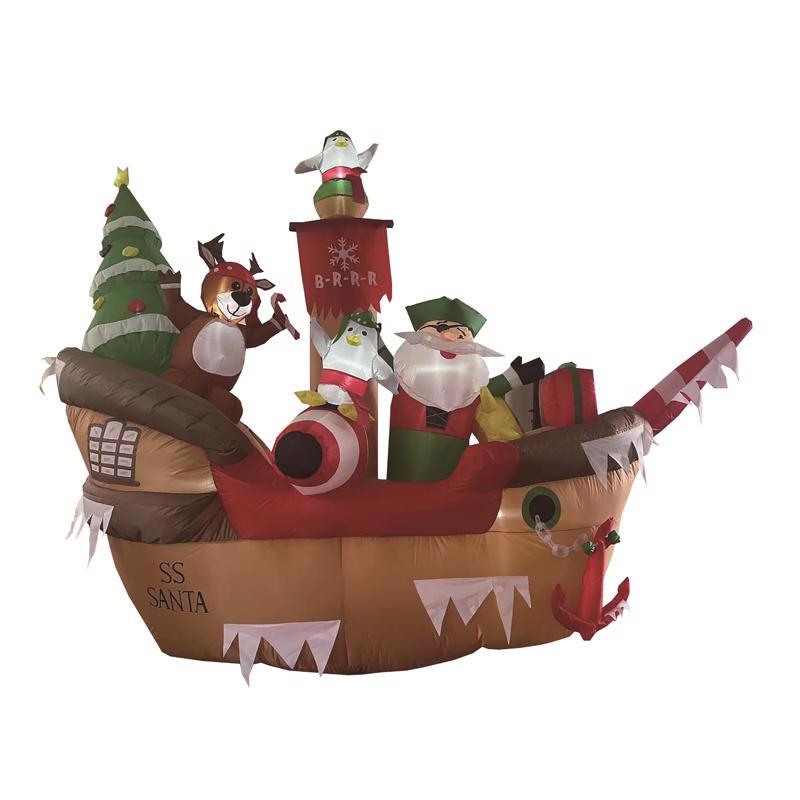 PIRATE SANTA BOAT 9'