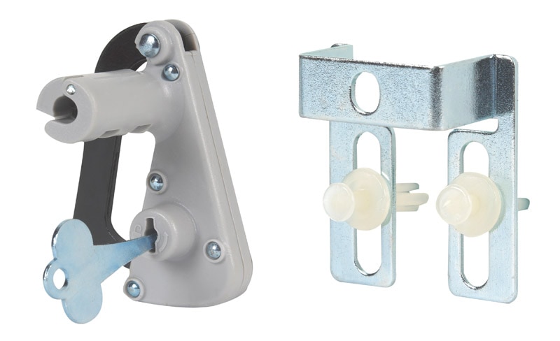 PEG HOOK LOCK GLVNZD GRY