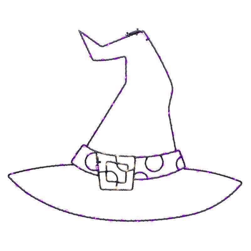 ILLUMINATED METAL WITCH