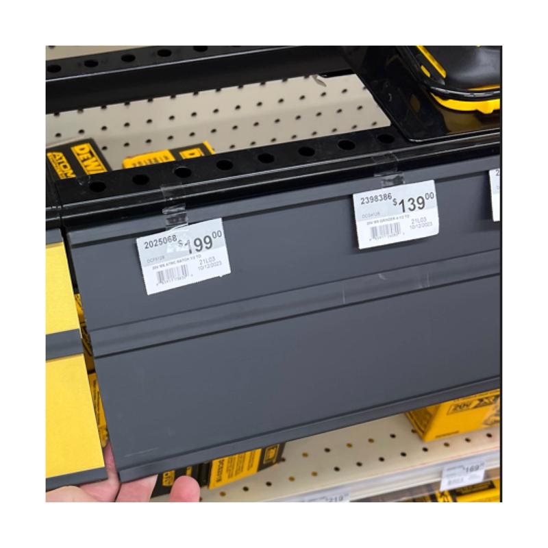 AISLE MARKER BLK 48"