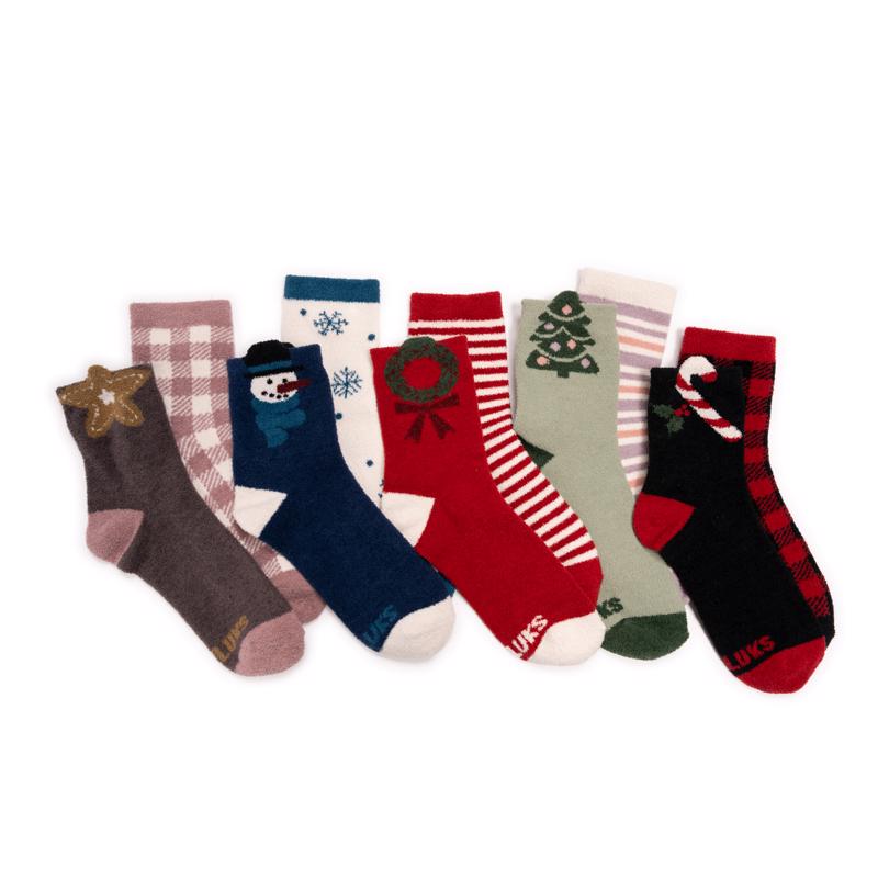HOLIDAY SOCK WM ASST 2PR