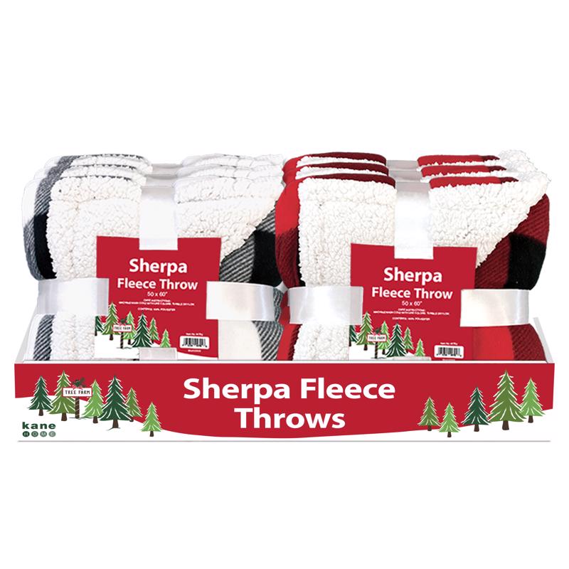 FLEECE THROW 50X60" ASST