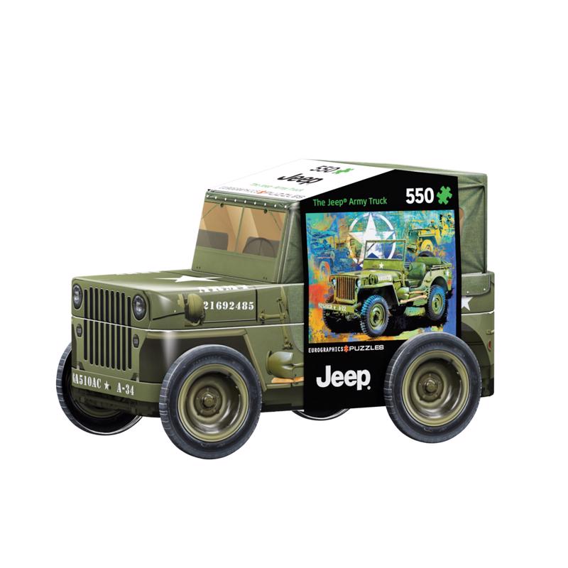 PUZZLE JEEP ARMY 550PC