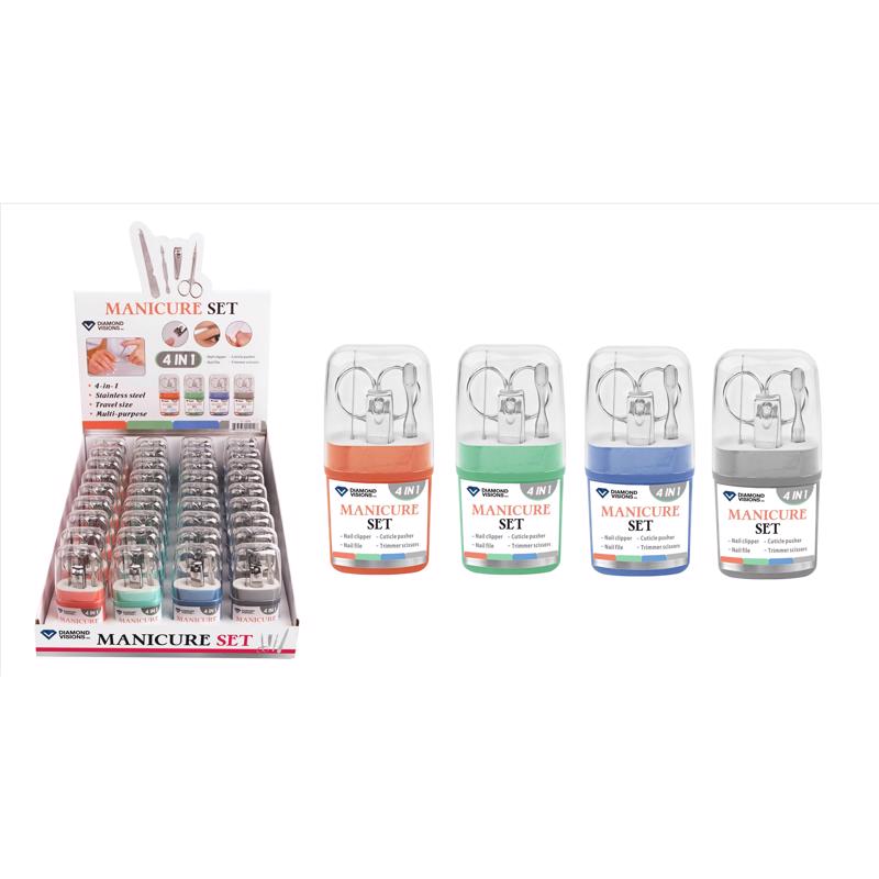 MANICURE SET STL STL 4PC