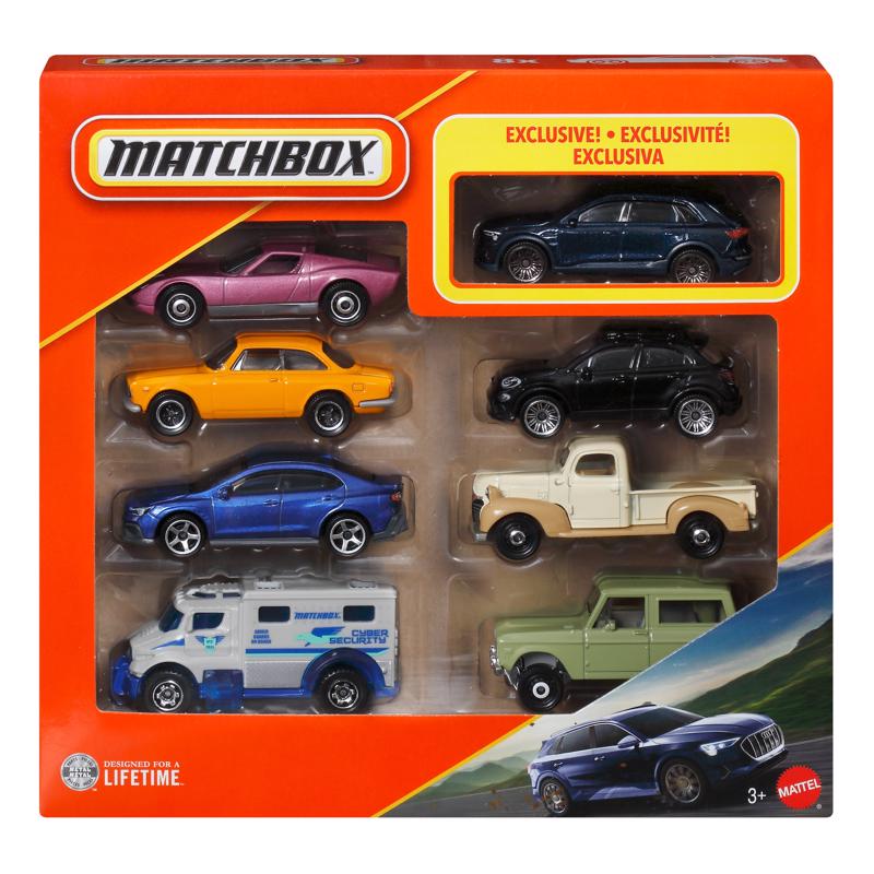 TOY CARS MTCHBX MC 8PC