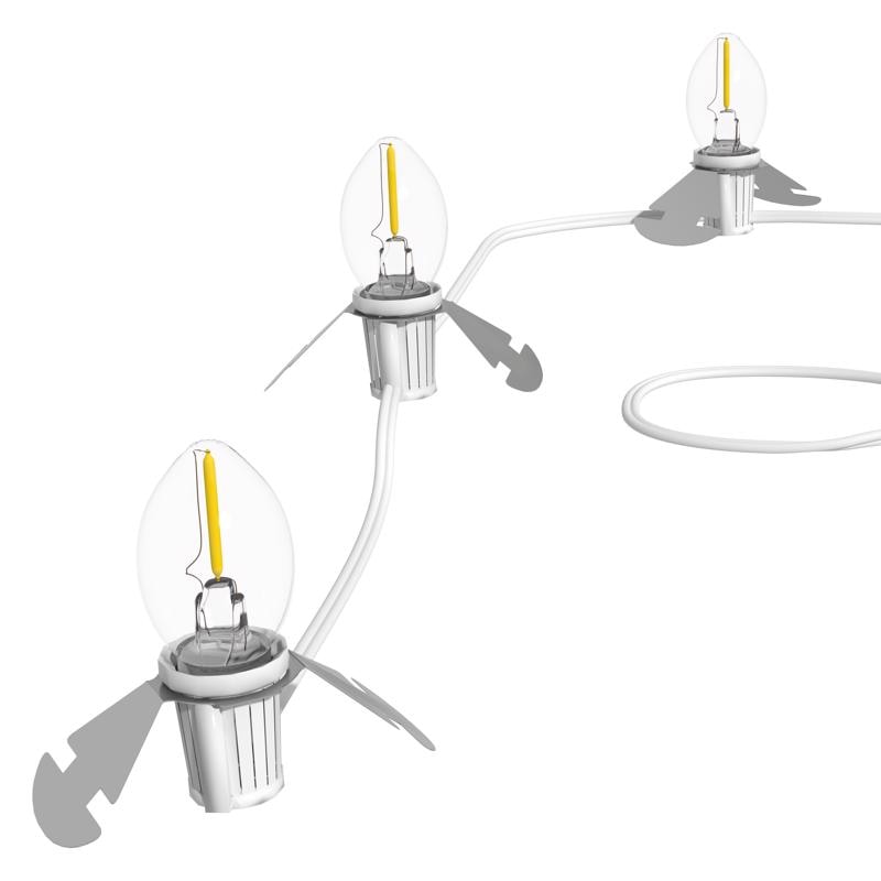 C7 RPLCMNT CRD 3-BLB WHT