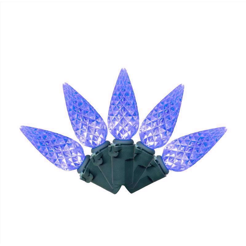 LGHTS C6 LED BLU 100CT