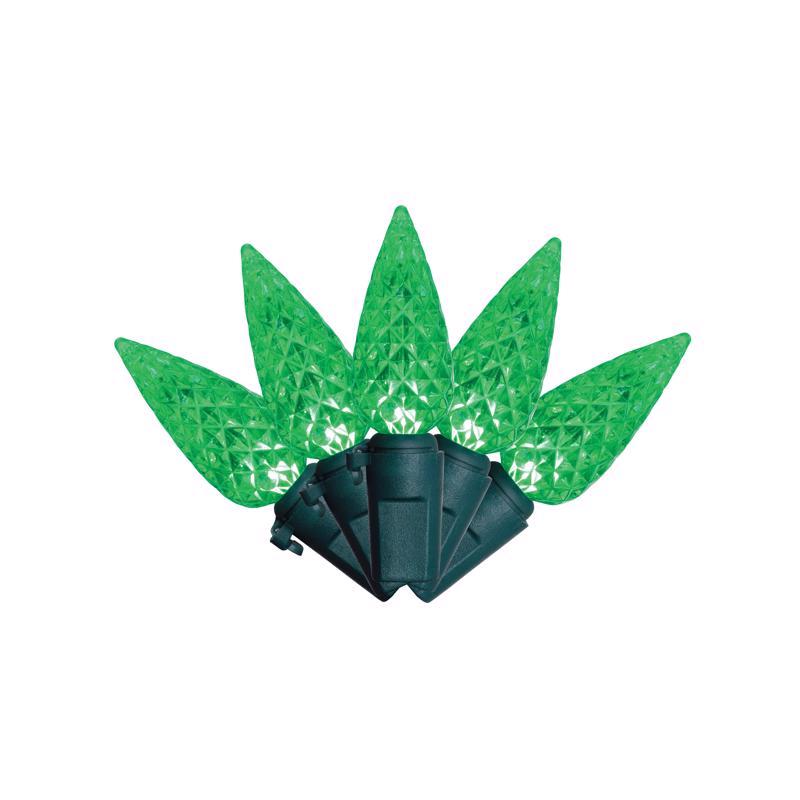 LGHTS C6 LED GRN 100CT