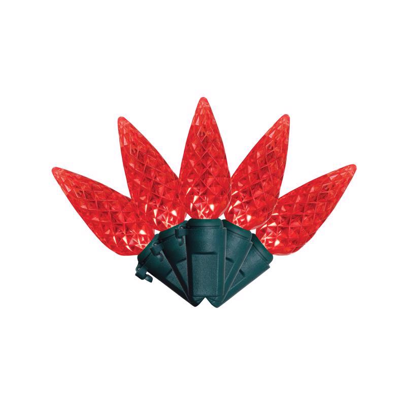 LGHTS C6 LED RD 100CT