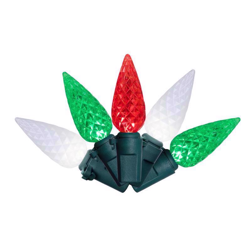 LGHTS C6 RD/GR/PURE WHT