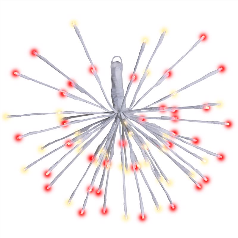 HNGNG DCR STAR RD/WH 16"