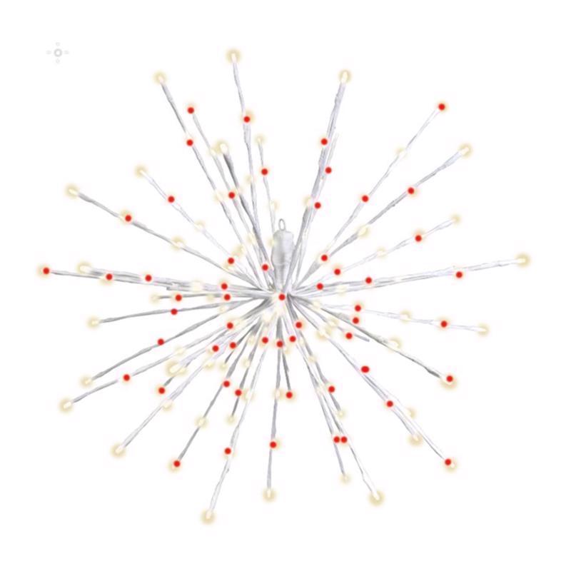 HNGNG DCR STAR RD/WH 16"