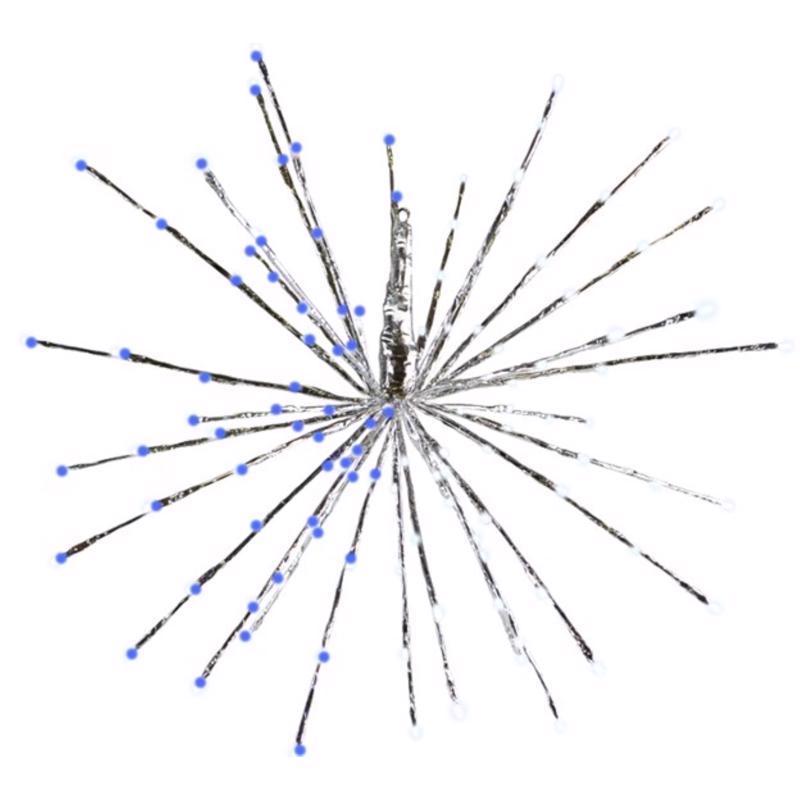 PTHW DCR RDNT BL/WHT 16"