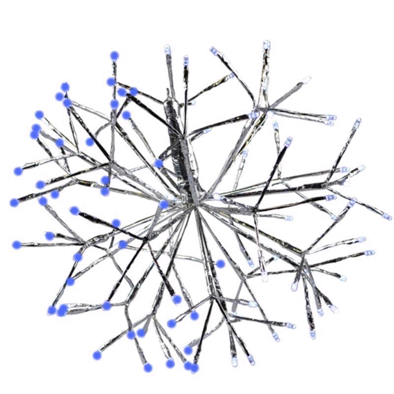 HNG DCR SHMRN BL/WHT 16"