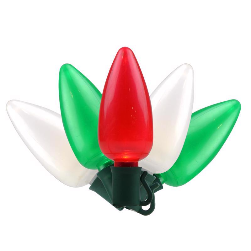 LIGHTS C9 RD/GN/PW 25CT