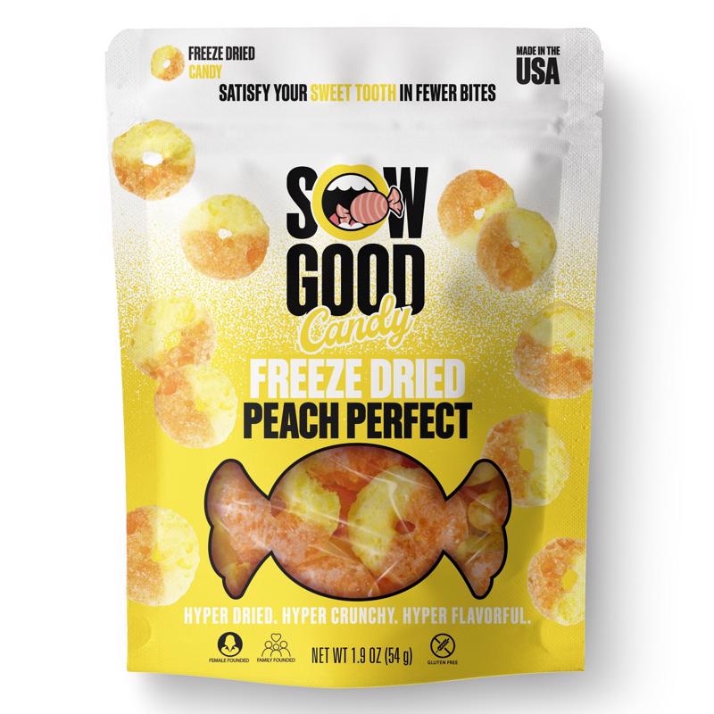 FRZ DRIED PEACH CNDY BITES