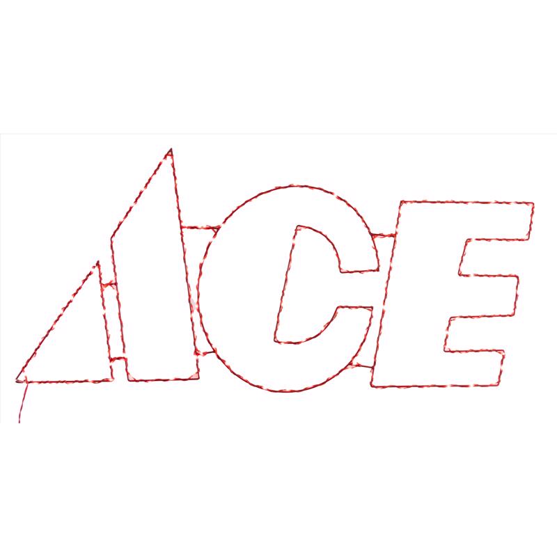 DSPLY ACE SGN MTL RD 41"