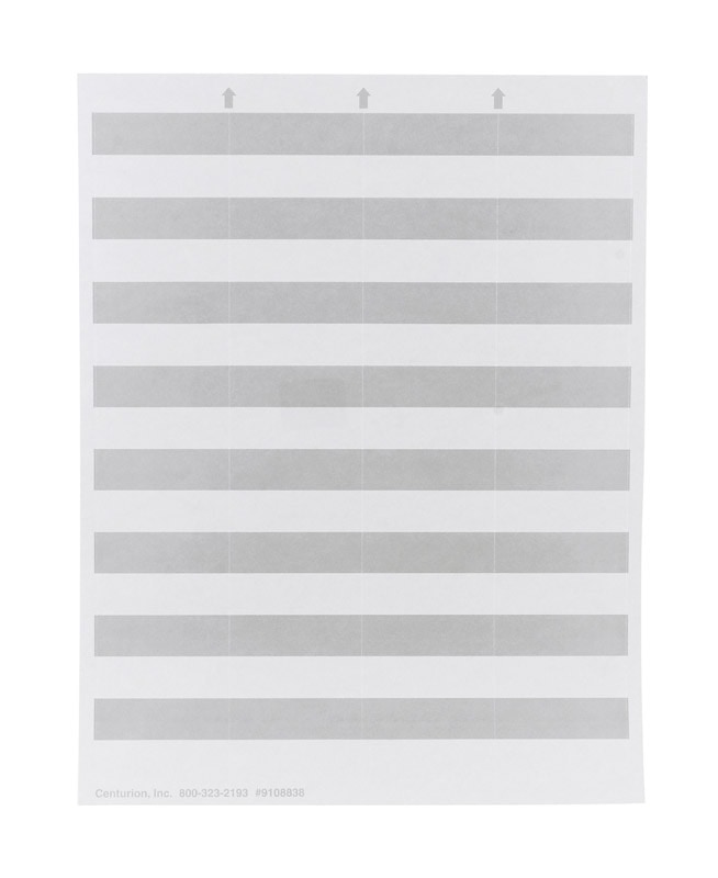 BIN TAGS GRY PAPER SHEET