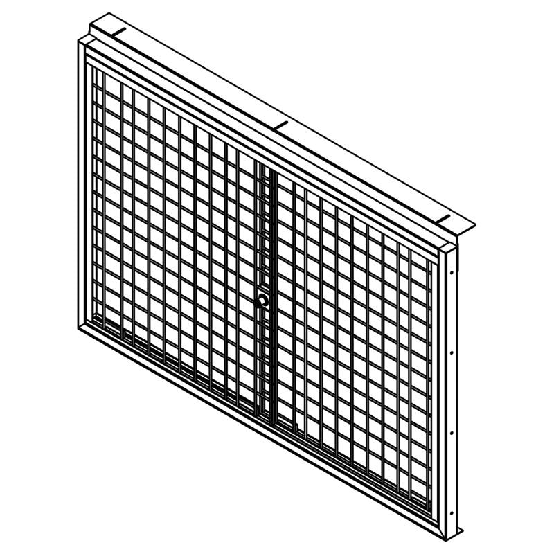 SECURITY CAGE 36 INCH WI