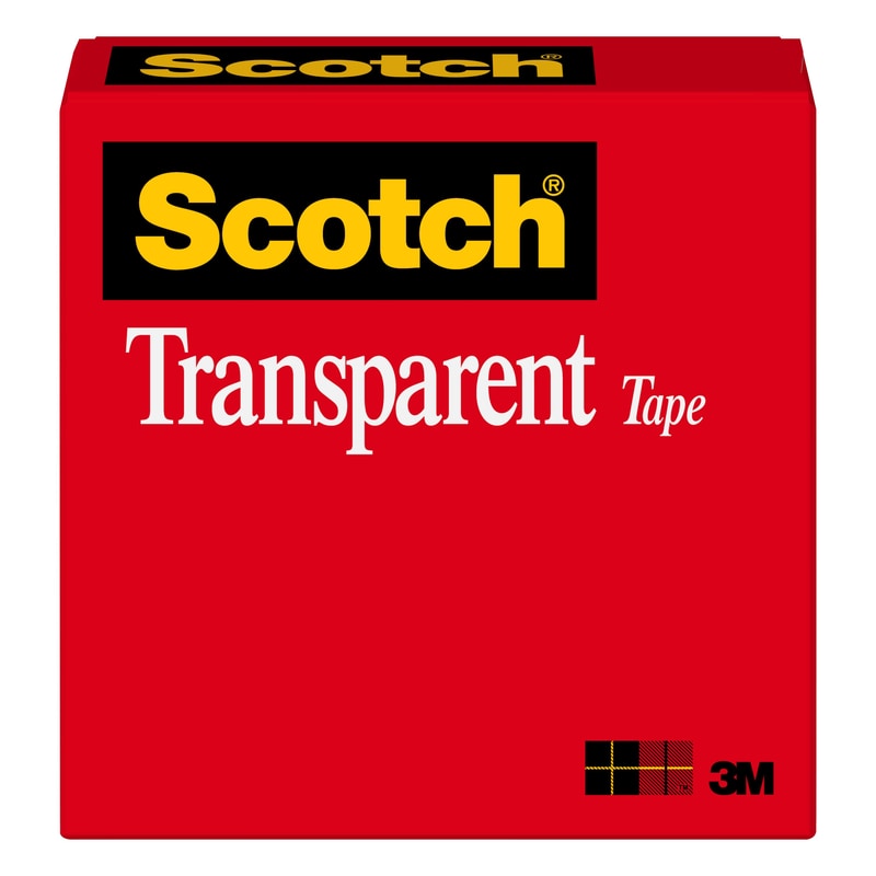 TRANSPRNT TAPE1/2X2592"