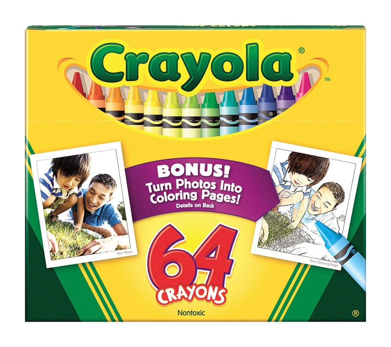 CRAYON 64PK BX