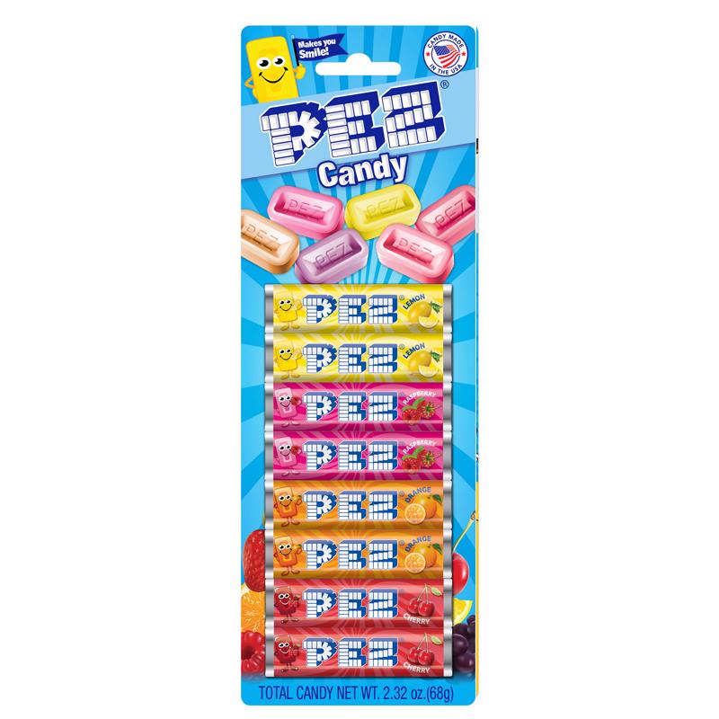 PEZ CANDY ASST FRUIT 8PK
