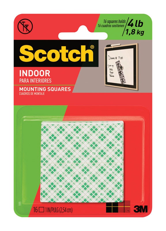 MOUNT SQUARES 1"16PK
