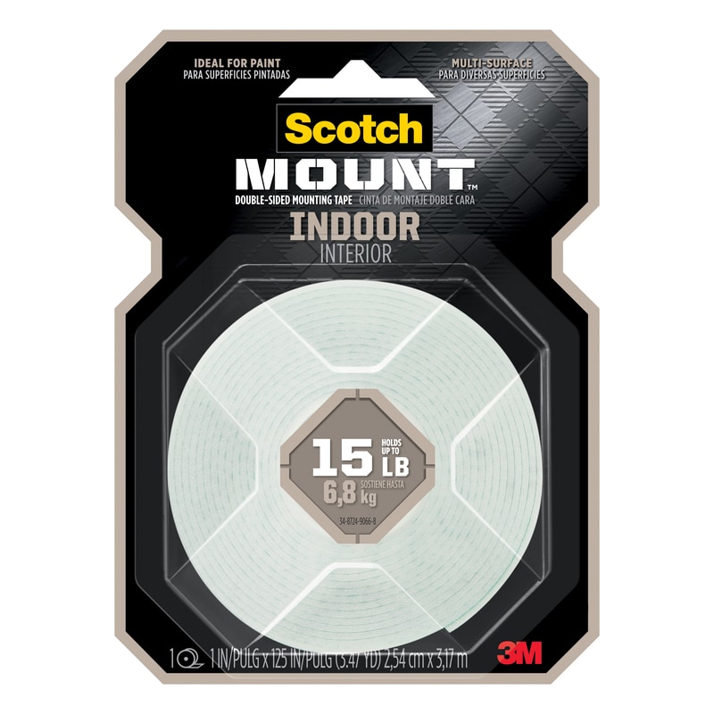 MOUNT TAPE1X125"INDOOR