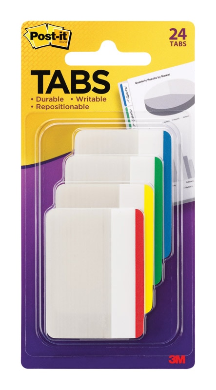POST-IT TABS 4PADS