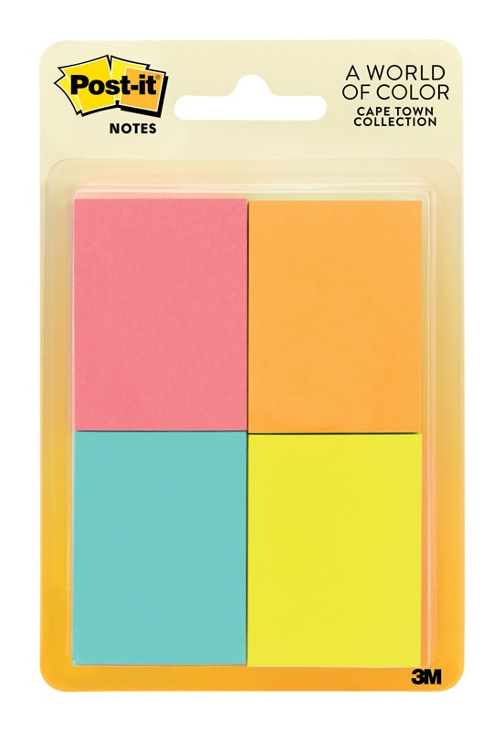 POST-IT NOTE NEON 4PK