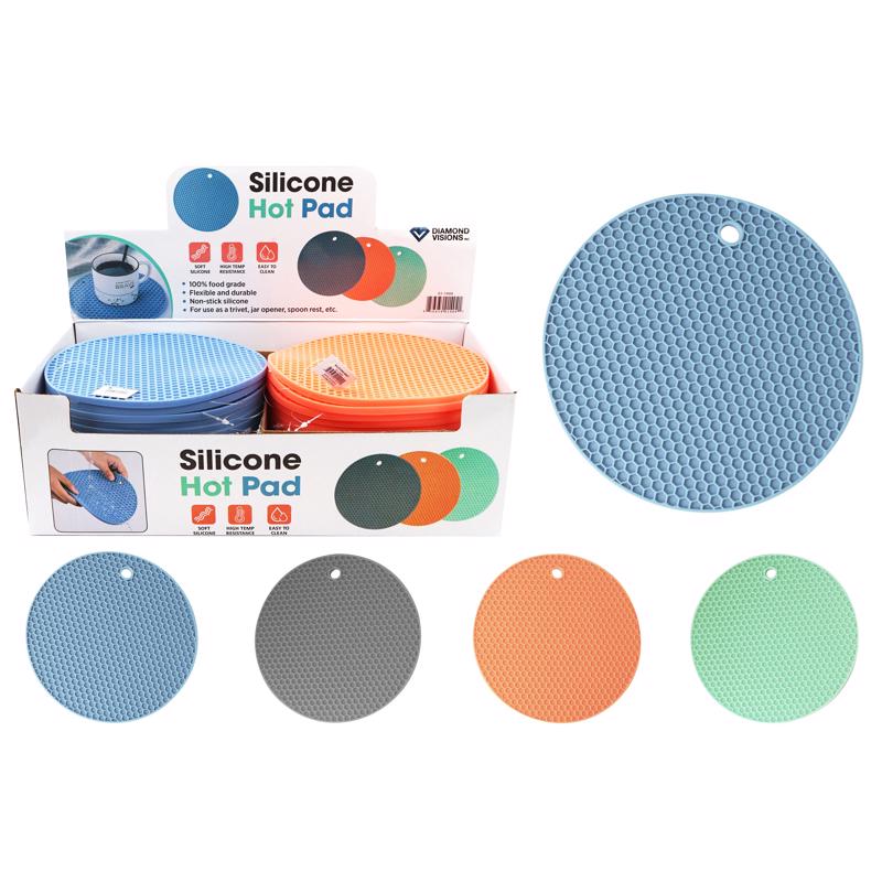 SILICONE TRIVET MAT 7"