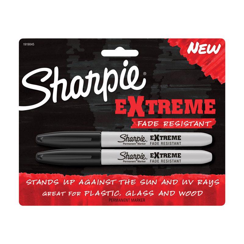 EXTREME MARKER BLK 2PK