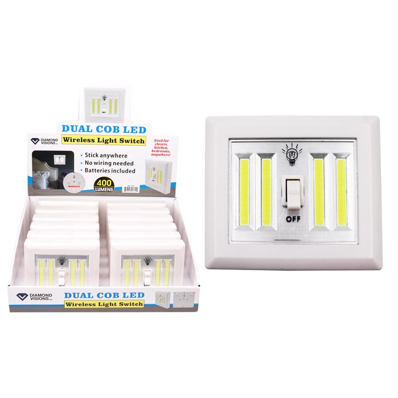 DUAL COB WALL SWITCH