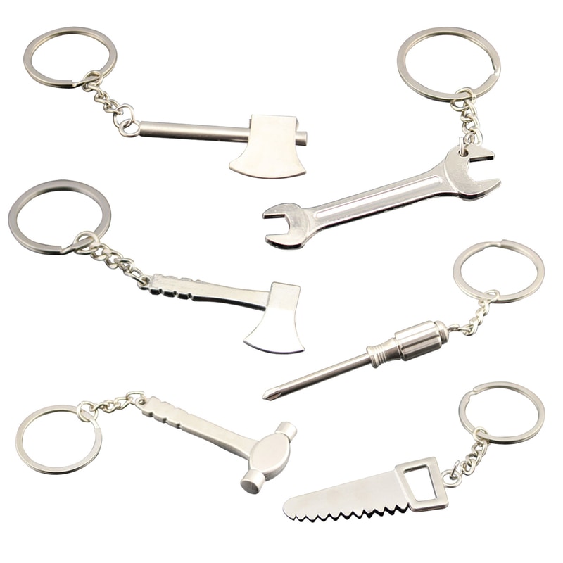 KEY RINGS 6-TOOLS ASST