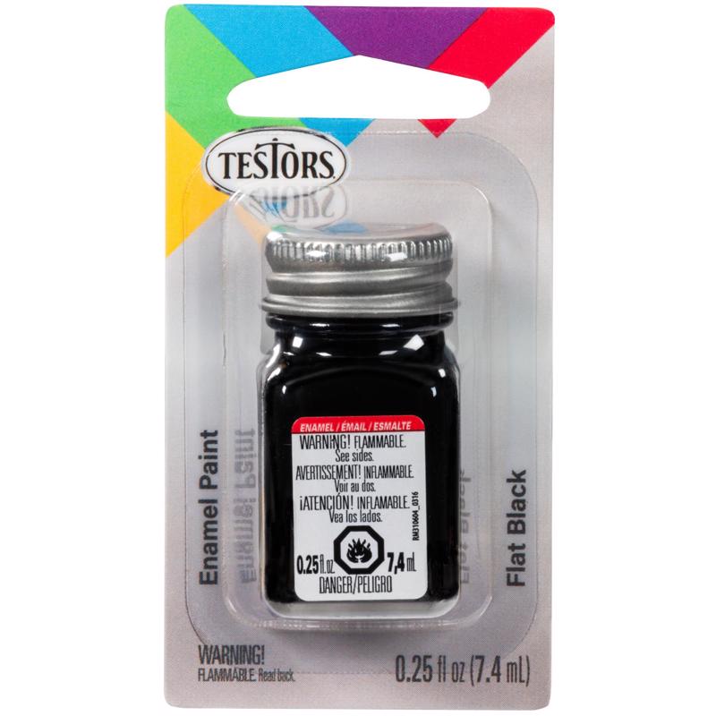 HOBBY PAINT 1/4OZFLT BLK