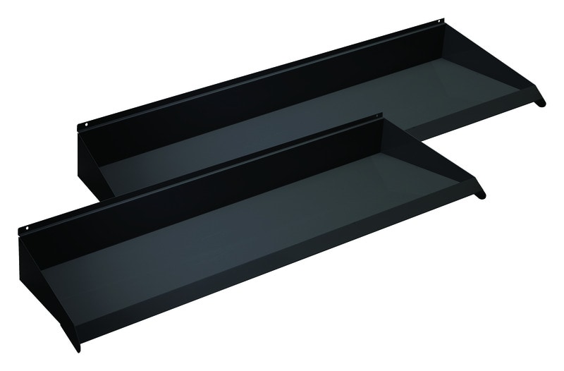 SHELF BLK 12"WX48"L 2PK