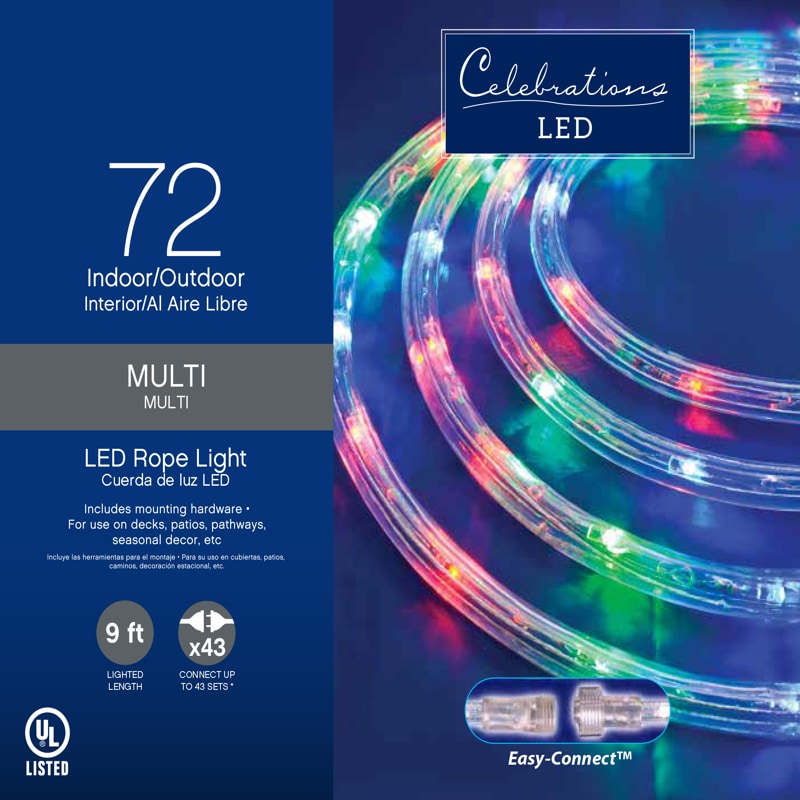 LED ROPE LIGHT MLT 9'