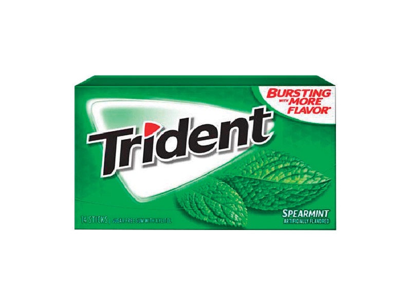 GUM SPEARMNT TRIDENT14PK